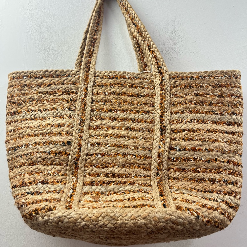 Shiraleah Tan Woven Tote Bag - Picture 4 of 14